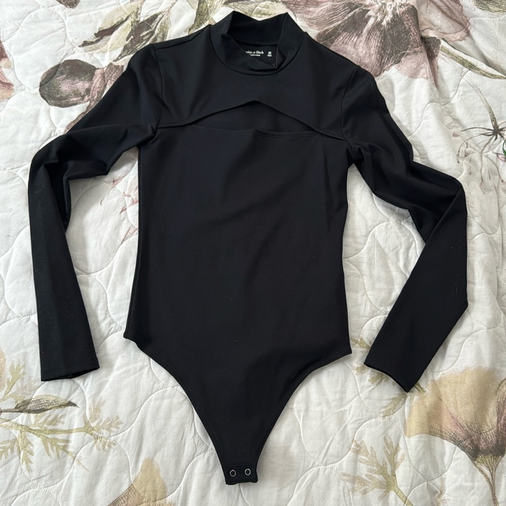 Black XS Abercrombie bodysuit